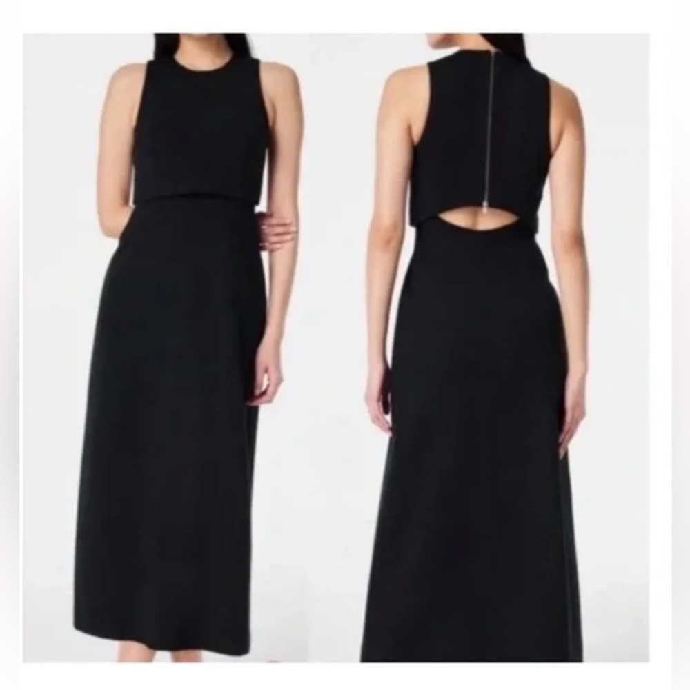 SPANX Navy Blue Maxi Dress S